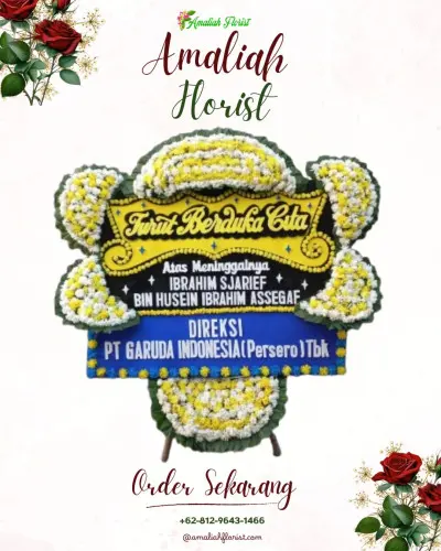 Papan Bunga Duka di Sekaran